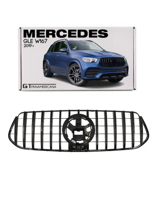 MERCEDES GLE W167 2019+ MASCHERINA GT PANAMERICANA NERO COMPATIBILE SOLO PER VERSIONE AMG (Cod. AP-5