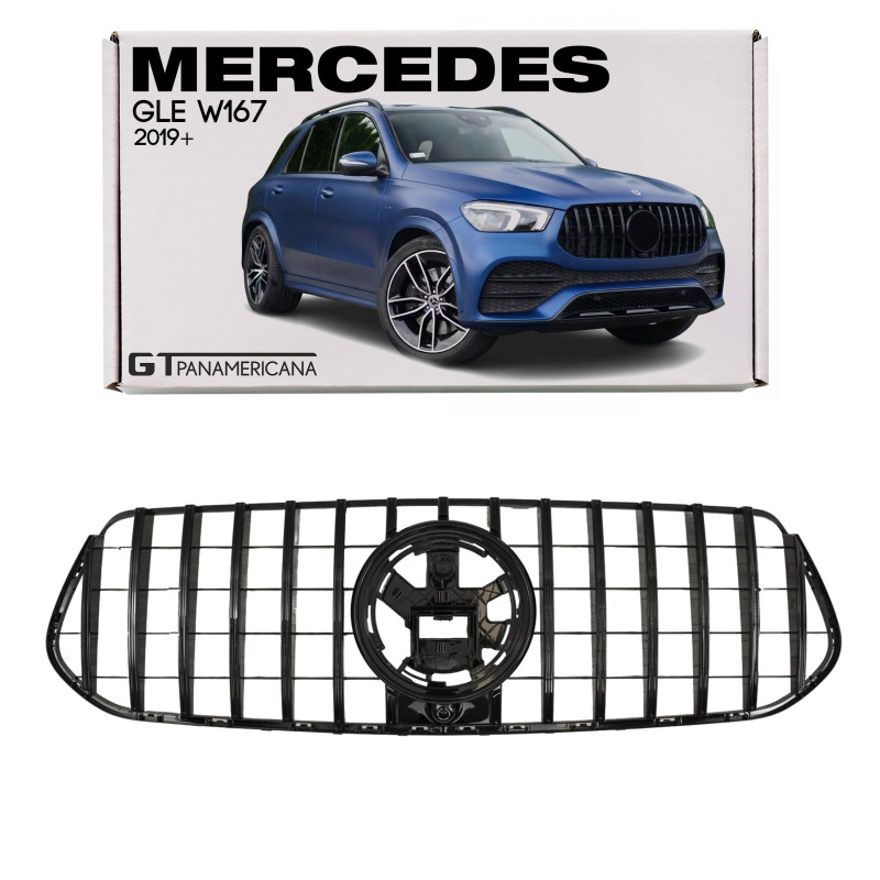 MERCEDES GLE W167 2019+ MASCHERINA GT PANAMERICANA NERO COMPATIBILE SOLO PER VERSIONE AMG (Cod. AP-5