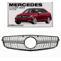 MERCEDES C-CLASS W204 2007-2014 MASCHERINA DIAMOND SILVER (Cod. AP-50663_A4x4)