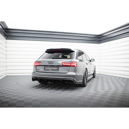 Splitters posteriori laterali V.2 Audi S6 / A6 S-Line / A6 C7 FL  (Cod. M-AU-S6-C7F-AV-RSD1G)