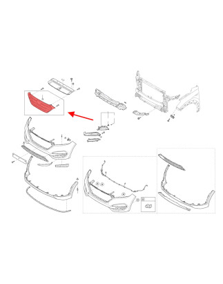 HYUNDAI TUCSON III TL 2015-2018 PRE-RESTYLING MASCHERINA RADIATORE MASCHERINA CROMATO 86350D7000 (Co