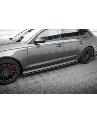 DIFFUSORI MINIGONNE Audi S6 / A6 S-Line / A6 C7 FL  (Cod. M-AU-S6-C7F-SD1G)