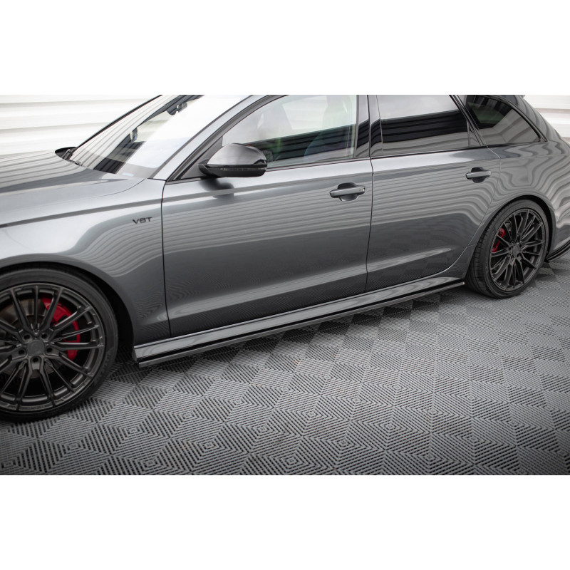 DIFFUSORI MINIGONNE Audi S6 / A6 S-Line / A6 C7 FL  (Cod. M-AU-S6-C7F-SD1G)