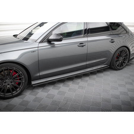 DIFFUSORI MINIGONNE Audi S6 / A6 S-Line / A6 C7 FL  (Cod. M-AU-S6-C7F-SD1G)