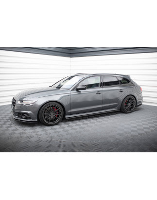 DIFFUSORI MINIGONNE Audi S6 / A6 S-Line / A6 C7 FL  (Cod. M-AU-S6-C7F-SD1G)