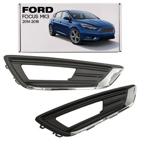 FORD FOCUS MK3 III 2014-2018 RESTYLING TAPPO FENDINEBBIA CROMATO DESTRA F1EB15A298B (Cod. AP-50819_A