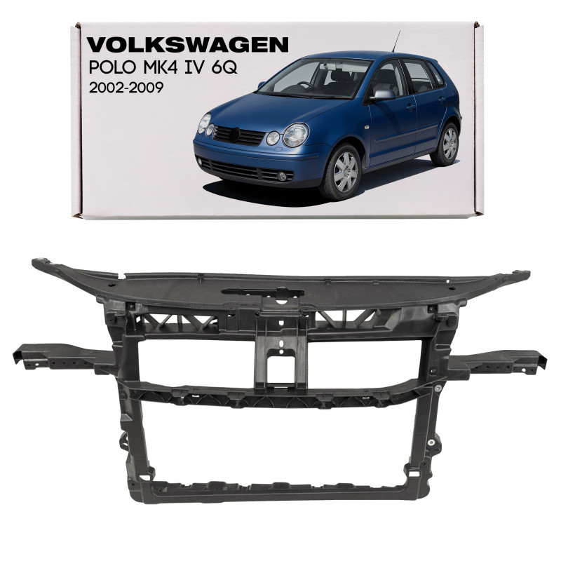 VOLKSWAGEN POLO MK4 IV 6Q 2002-2009 HATCHBACK CALANDRA FRONTALE RINFORZO 6Q0805588S (Cod. AP-50895_A