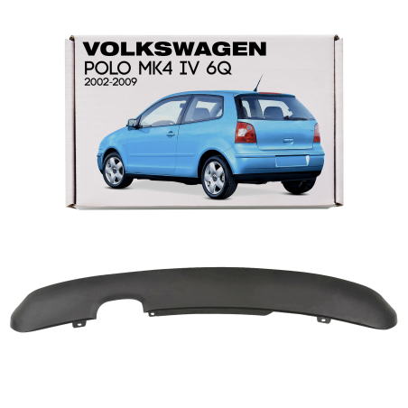 VOLKSWAGEN POLO MK4 IV 6Q 2002-2009 HATCHBACK DIFFUSORE SPOILER PARAURTI POSTERIORE 6Q6807521 (Cod. 