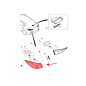 MAZDA 3 III BM 2014-2018 berlina FANALE POSTERIORE CARROZZERIA SINISTRA BKC351150 / B45A51150 (Cod. 