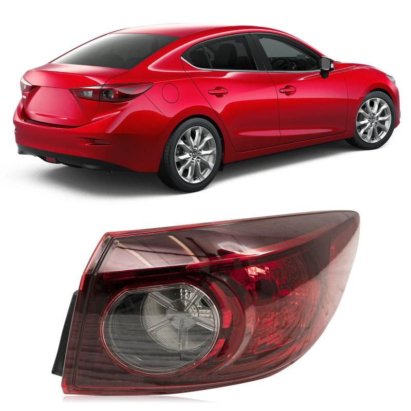 MAZDA 3 III BM 2014-2018 berlina FANALE POSTERIORE CARROZZERIA DESTRA BKC351150 / B45A51150 (Cod. AP