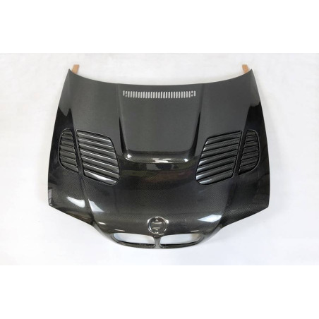 Cofano Carbonio BMW E46 98-01 2P Look M3 GTR (Cod. E-TCB7006)