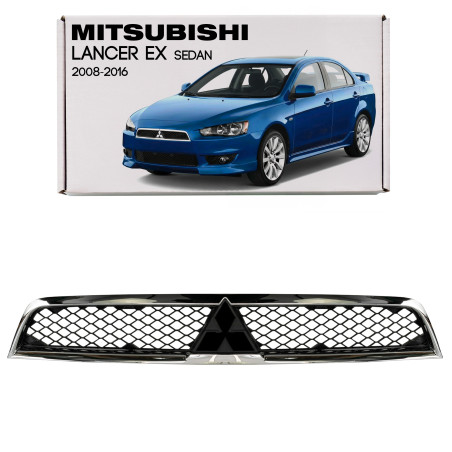 MITSUBISHI LANCER VIII EX 2008-2016 berlina MASCHERINA MASCHERINA SPORTIVA RADIATORE CROMATO 7450A09