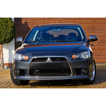 MITSUBISHI LANCER VIII berlina 2008-2015 CROMATA CORNICE ATTORNO MASCHERINA 6400B398 + VITI (Cod. AP