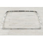 MITSUBISHI LANCER VIII berlina 2008-2015 CROMATA CORNICE ATTORNO MASCHERINA 6400B398 + VITI (Cod. AP