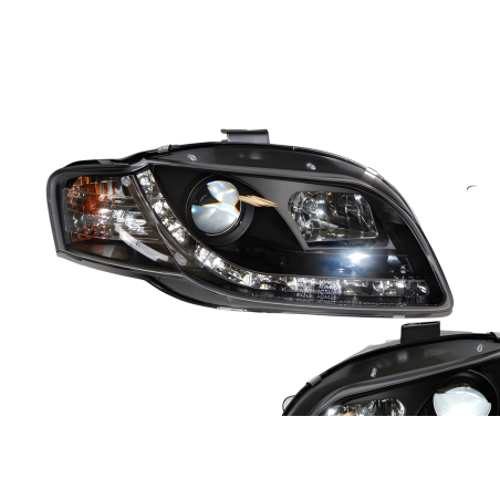 Fari Day Light Audi A4 B7 05-08 (Cod. E-FAAU046)