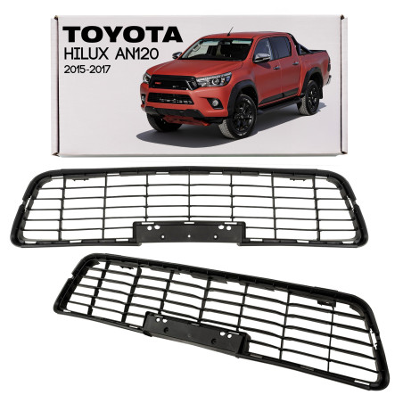 TOYOTA HILUX VIII AN120 2015-2017 PRE-RESTYLING MASCHERINA GRIGLIA PARAURTI 531120K130 (Cod. AP-5094