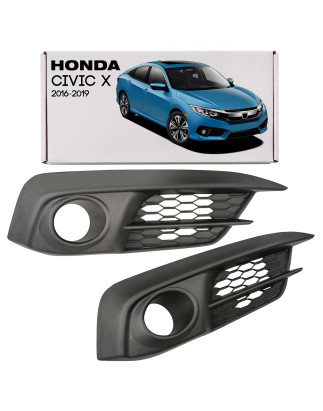 HONDA CIVIC X 2016-2019 berlina PRE-RESTYLING GRIGLIA TAPPO FENDINEBBIA ANTERIORE DESTRA 71103TBAA10