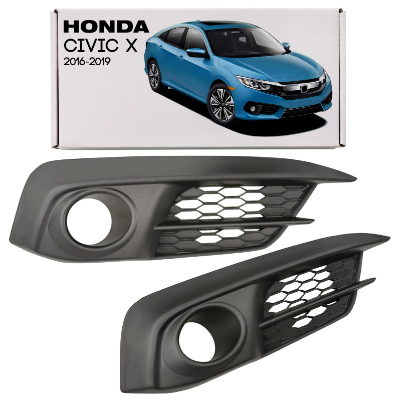 HONDA CIVIC X 2016-2019 berlina PRE-RESTYLING GRIGLIA TAPPO FENDINEBBIA ANTERIORE DESTRA 71103TBAA10