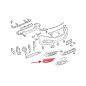 HONDA CIVIC X 2016-2019 berlina PRE-RESTYLING GRIGLIA TAPPO FENDINEBBIA ANTERIORE DESTRA 71103TBAA10
