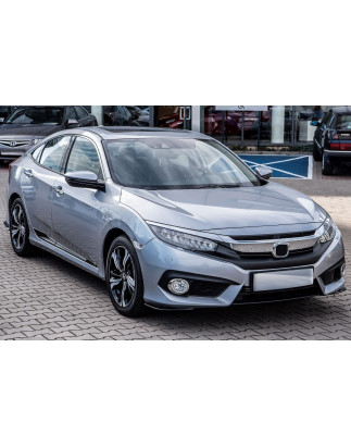 HONDA CIVIC X 2016-2019 PRE-RESTYLING MASCHERINA MASCHERINA CROMATO 71121TBAA01 (Cod. AP-50980_A4x4)