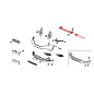 HONDA CR-V IV 2012-2015 PRE-RESTYLING TRAVERSA ANTERIORE PARAURTI 71130T0AA00ZZ (Cod. AP-50991_A4x4)