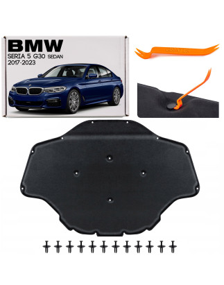 BMW SERIA 5 G30 2017-2023 PANNELLO FONOASSORBENTE COFANO 51487352219 (Cod. AP-51000_A4x4)