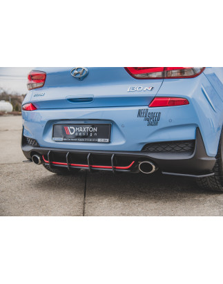 DIFFUSORE POSTERIORE street pro V.1 Hyundai I30 N Mk3  (Cod. M-HYI303NCNC-RS2B)