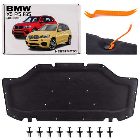 BMW X5 F15 F85 2013-2018 PANNELLO FONOASSORBENTE COFANO 51487284629 (Cod. AP-51001_A4x4)