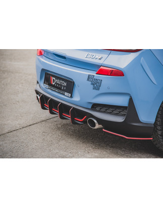 DIFFUSORE POSTERIORE street pro V.1 Hyundai I30 N Mk3  (Cod. M-HYI303NCNC-RS2B)