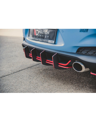 DIFFUSORE POSTERIORE street pro V.2 Hyundai I30 N Mk3  (Cod. M-HYI303NCNC-RS3B)