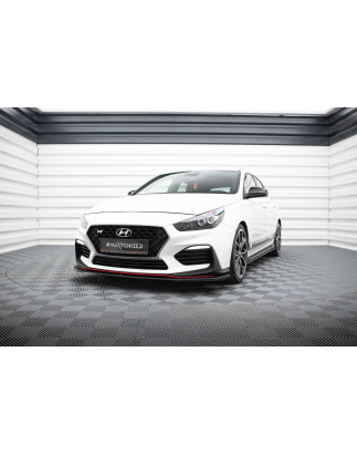 SPLITTER ANTERIORE street pro + Flaps Hyundai I30 N Mk3  / Fastback (Cod. M-HYI303NCNC-FD2B+FSF1G)