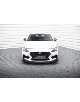 SPLITTER ANTERIORE street pro + Flaps Hyundai I30 N Mk3  / Fastback (Cod. M-HYI303NCNC-FD2B+FSF1G)