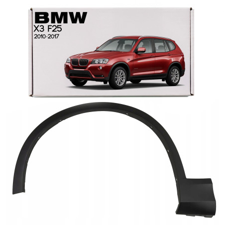BMW X3 F25 2010-2017 MODANATURA SINISTRO ANTERIORE PARAFANGO 51777210081 (Cod. AP-51042_A4x4)