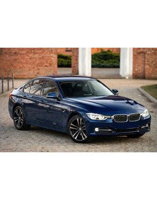 BMW SERIA 3 F30 F31 2011-2018 TUNING MASCHERINA ANTERIORE MASCHERINA DOPPIO RENE CROMATO (Cod. AP-51