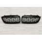 BMW SERIA 3 F30 F31 2011-2018 TUNING MASCHERINA ANTERIORE MASCHERINA DOPPIO RENE NERO (Cod. AP-51047