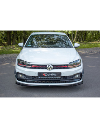 paraurti anteriore Wings (Canards) Volkswagen Polo GTI Mk6 (Cod. M-VW-PO-6-GTI-CAN1)