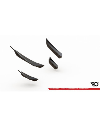 paraurti anteriore Wings (Canards) Volkswagen Polo GTI Mk6 (Cod. M-VW-PO-6-GTI-CAN1)