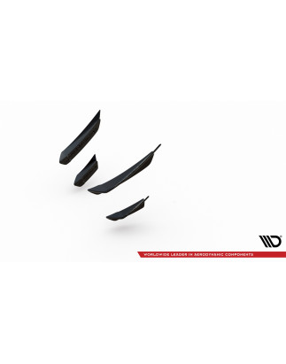 paraurti anteriore Wings (Canards) Volkswagen Polo GTI Mk6 (Cod. M-VW-PO-6-GTI-CAN1)