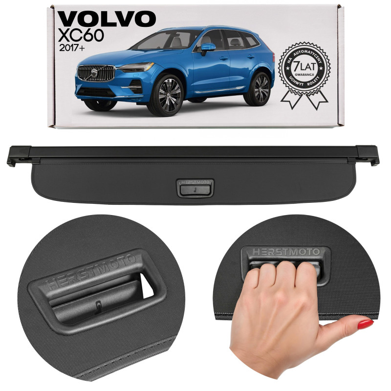 VOLVO XC60 II 2017+ CAPPELLIERA COPRIBAGAGLI 32205899 (Cod. AP-51110_A4x4)