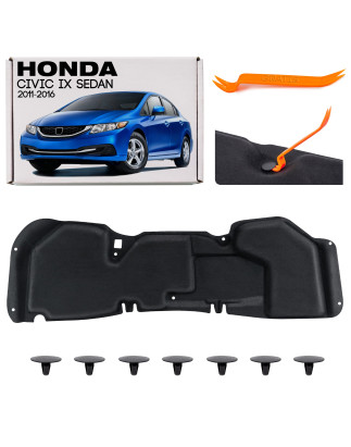 HONDA CIVIC IX 2011-2016 berlina PANNELLO FONOASSORBENTE COFANO 74141-TRO-A00665 (Cod. AP-51187_A4x4