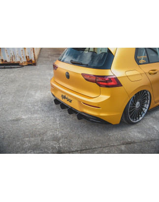 DIFFUSORE POSTERIORE street pro V.2 Volkswagen Golf  Mk8 / Mk8 Facelift (Cod. M-VWGO8CNC-RS2B)