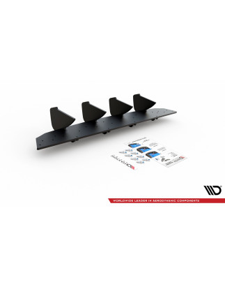 DIFFUSORE POSTERIORE street pro V.2 Volkswagen Golf  Mk8 / Mk8 Facelift (Cod. M-VWGO8CNC-RS2B)