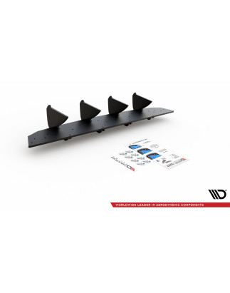 DIFFUSORE POSTERIORE street pro V.2 Volkswagen Golf  Mk8 / Mk8 Facelift (Cod. M-VWGO8CNC-RS2B)
