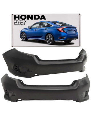 HONDA CIVIC X 2016-2019 berlina PRE-RESTYLING PARAURTI POSTERIORE 04715TBAA00ZZ (Cod. AP-51231_A4x4)