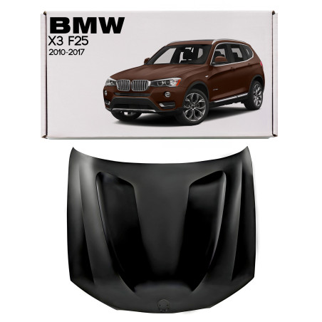 BMW X3 F25 2010-2017 COFANO IN ACCIAIO 41617267337 (Cod. AP-51320_A4x4)