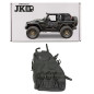 JEEP WRANGLER JK 2007-2018 ORGANIZER BORSA INTERNA SINISTRA (Cod. AP-51323_A4x4)