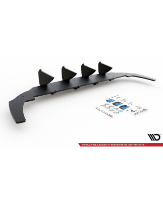 DIFFUSORE POSTERIORE street pro V.1 Volkswagen Golf  Mk8 / Mk8 Facelift (Cod. M-VWGO8CNC-RS1B)