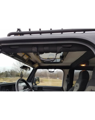 JEEP WRANGLER YJ TJ JK JL JT SUPPORTO MANIGLIA GRIP PER TUBI (Cod. AP-51325_A4x4)
