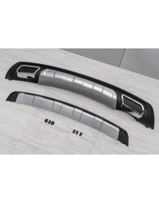 HYUNDAI IX35 LM 2010-2015 SPOILER PARAURTI CON EFFETTO DI SCARICO BLACK (Cod. AP-51385_A4x4)