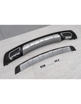 HYUNDAI IX35 LM 2010-2015 SPOILER PARAURTI CON EFFETTO DI SCARICO BLACK (Cod. AP-51385_A4x4)